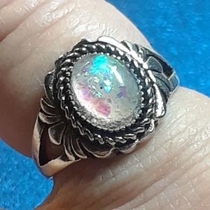 New! Bali Lab Fire Opal (S80) Ring + Gift